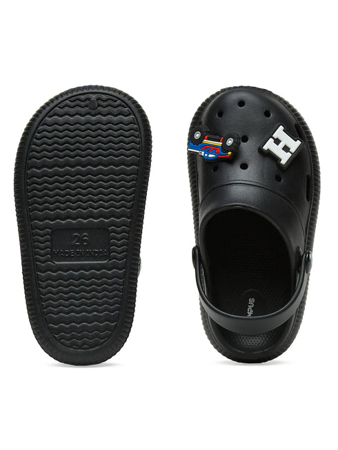 GC-9002K Black Kid's Clogs